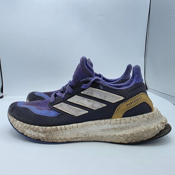 Adidas Grade School Pureboost Light Kids Size 3.5 Purple Athletic shoes Casual - Picture 14 of 14